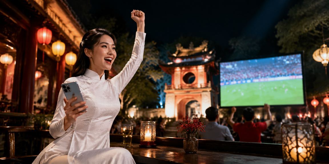 Người dùng Hà Nội xem kết quả xổ số trên ứng dụng di động buổi tối