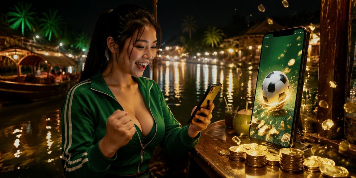 Người dùng vùng Mekong theo dõi kết quả bóng đá và kiểm tra giải thưởng qua điện thoại di động